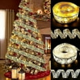 thumbnail image 4 of Ribbon Fairy Light Decoration Tree Ornaments For Xmas String Lights Navidad Natal New Year 2024 Silver-Multicolor2M, 4 of 5