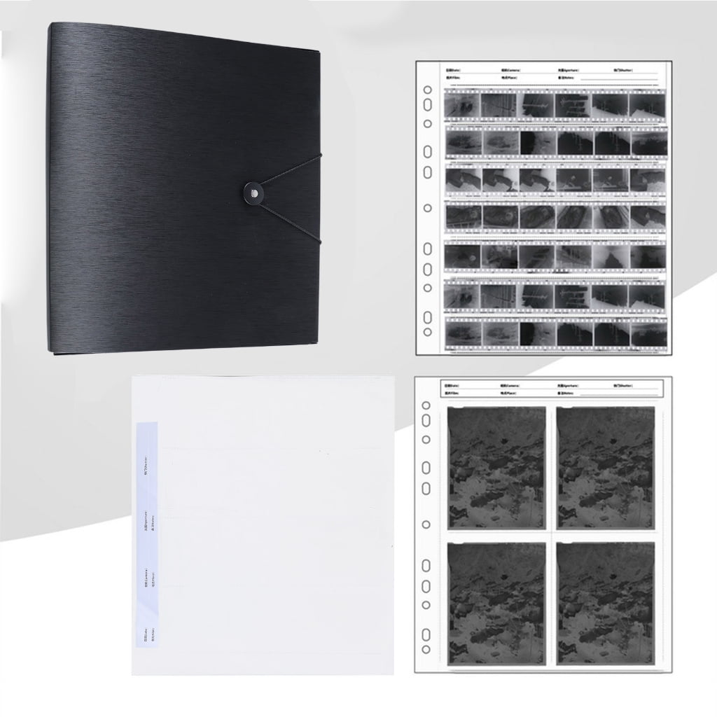 RYUJNDK Album Film Protector Storage Box 135/120 Negativess Film Storage Pages Negatives Folder for Organizing Film
