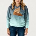 thumbnail image 2 of Oversized Hoodie With Dog Pouch Fleece Sharpa Pet Hoodies Carrier Large Pocket Hooded Sweatshirt For Puppy Dogs Holder Turquoise S, 2 of 6