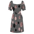 thumbnail image 5 of Elegant rose gold black and pink dots Sleeveless Dress Cocktail of dresses Casual dresses summer dress for women 2024 Clothing, 5 of 6
