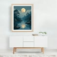 thumbnail image 3 of Midnight Serenity: A Luminous Full Moon Over a Whispering River - Digital Art Moon Night Sky Lake Scenic Nature Landscape Mystical Unframed Wall Art Print 16 x 20 inches, 3 of 4