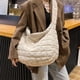 thumbnail image 2 of Bolso De Plumón Para Mujer De Otoño E Invierno Bolso A Cuadros De Color Sólido Bolso Bandolera De Gran Capacidad Minnieouse AP007700-01, 2 of 6