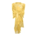 thumbnail image 4 of Elegant Lace Shawl Wrap for Weddings and Formal Occasions Sophisticated Evening Accessory for Bridesmaids and Guests Timeless Knitwork Shawl with Intricate Design, 4 of 4