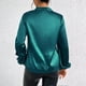 thumbnail image 5 of Conjuntos de trabajo para mujer,Blusa de mujer con cuello en V, manga larga, poliéster satinado, versátil para uso diario y en casa, sopatenor, 5 of 8