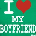 thumbnail image 3 of CafePress - I LOVE MY BOYFRIEND Women's Dark T Shirt - Women's Traditional Fit Dark T-Shirt, 3 of 4