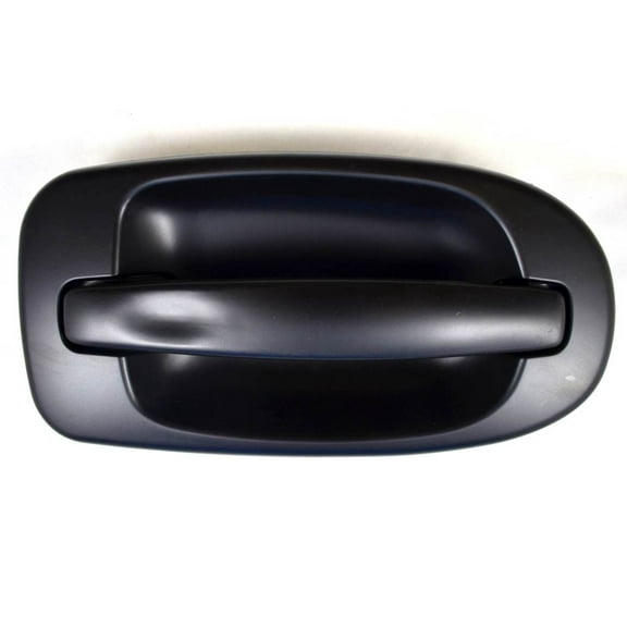 PT Auto Warehouse GM-3924S-RLK - Outside Exterior Outer Sliding Door Handle, Smooth Black - without Keyhole, Driver Side Rear Fits select: 2005-2008 CHEVROLET UPLANDER, 1997-2004 CHEVROLET VENTURE