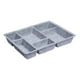 thumbnail image 2 of Bandeja organizadora de cajones de fieltro, divisor de cajones, separador multiusos, contenedor de almacenamiento para Gris claro, 2 of 9