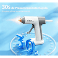 thumbnail image 3 of Conjunto Pistola Silicón Inalámbrica 4V con 20 Barras 7x140mm, Mini Caliente, 30s Precalentamiento, USB-C, Apagado Auto, Antigoteo Manualidades Oficina DIY, 3 of 8