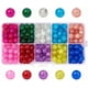 thumbnail image 1 of 100 cuentas de 10 mm, 10 colores, redondas de vidrio para verano, pulseras de la amistad, bisutería para el Día de la Madre, adornos para el árbol de Navidad., 1 of 9