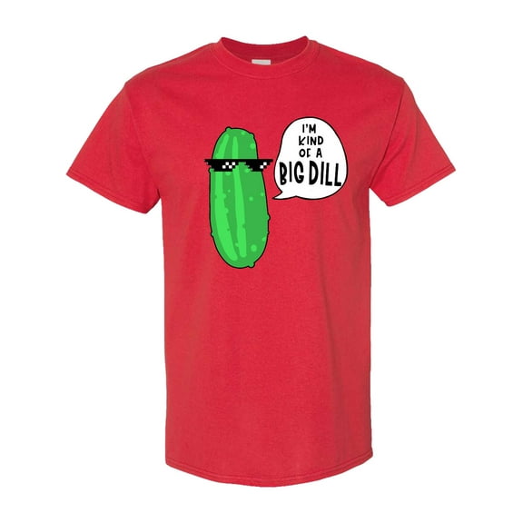 Inktastic I'm Kind of a Big Dill Pickle with Sunglasses T-Shirt