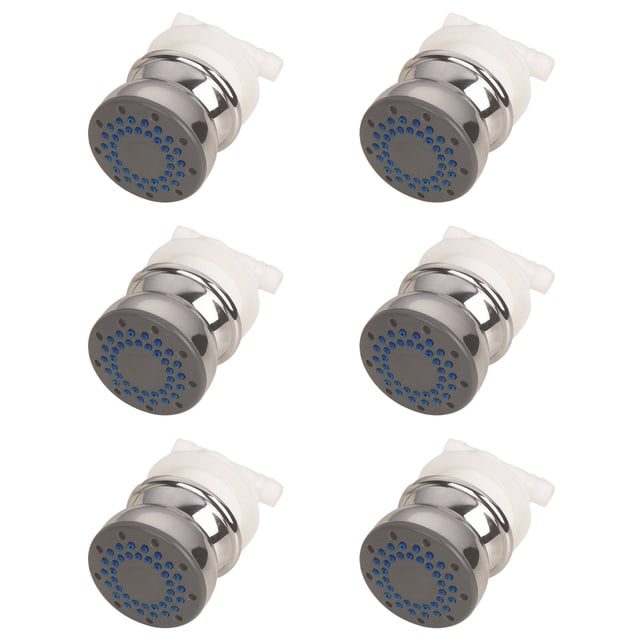 6-PC Massaging Nozzle Ensemble for Ultimate Spa Experience in Your Bathroom Premium Shower Panel Set