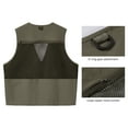 thumbnail image 5 of BASSDASH Men's Women's Utility Fishing Cargo Vest Outdoor Safari Photography Work Vest with Multi Pockets Mesh Back FV14, 5 of 7