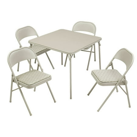 Meco Corporation 5 Piece 34 Square Folding Table Set Meco Corporation 5 Piece 34 Square Folding Table Set