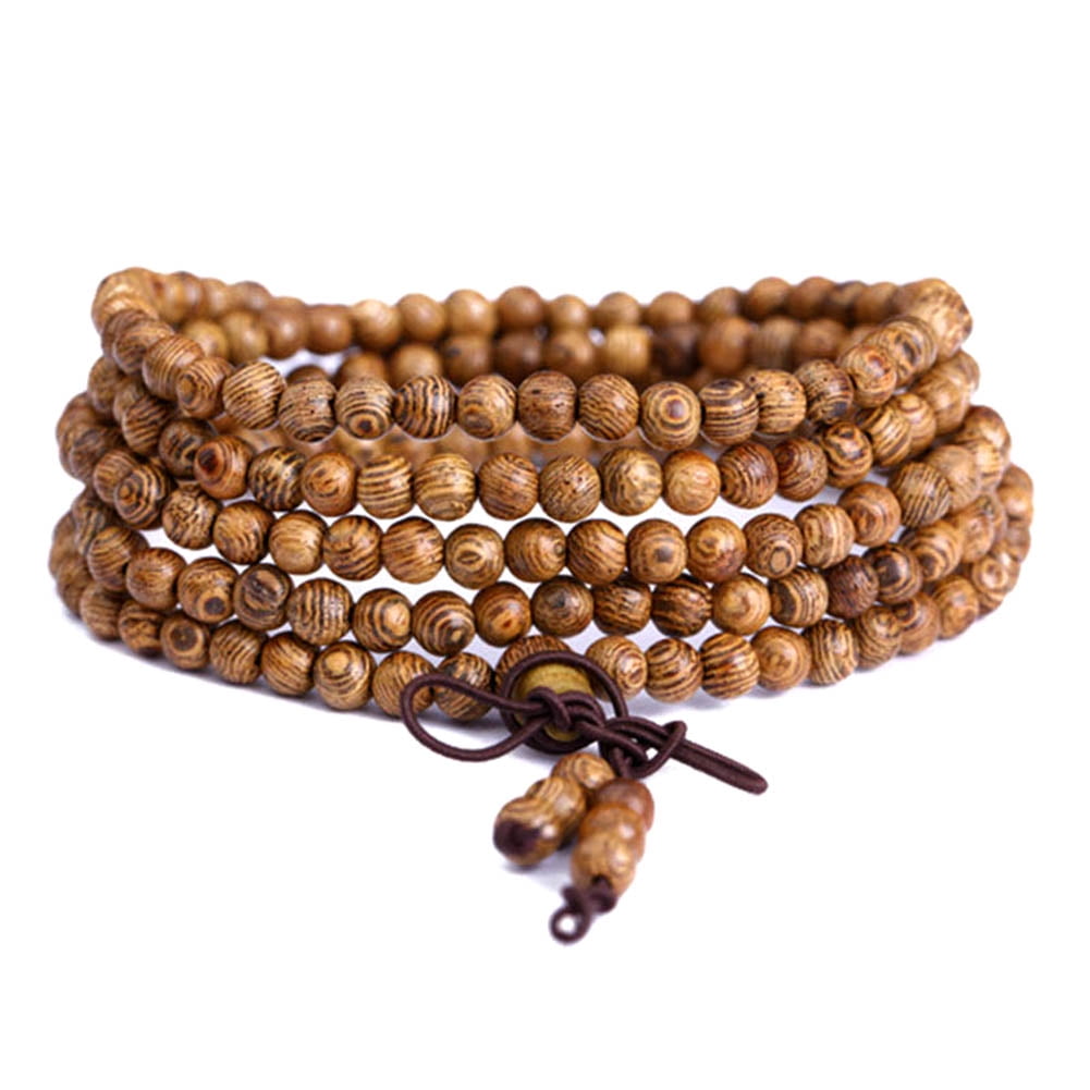 mala tibetain wooden pearls bracelet