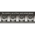 thumbnail image 2 of Godfrey Irish Coat of Arms Tumbler Glasses - Set of 4 (Sand Etched), 2 of 2