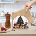 thumbnail image 2 of Yayeee Napkin Holder for Table Kitchen Paper Tissue Organization, Orange Halloween Trees, 2 of 8