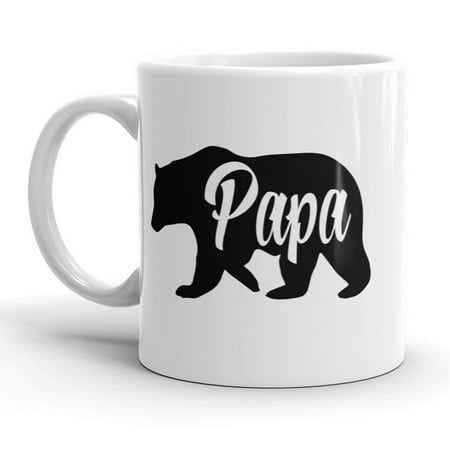 

Papa Bear Mug Cute Grandpa Father Coffee Cup - 11oz