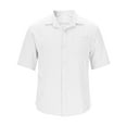 thumbnail image 6 of COSFO Short Sleeve Men Shirts Casual Collared Button Down Tops Striped Regular Fit with Pocket Business Mens Shirt, 6 of 6