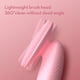 thumbnail image 4 of Cepillo de limpieza facial sónico fabricado con silicona suave ultra higiénica, cepillo facial vibratorio sónico impermeable para limpieza profunda, exfoliación y masaje suave, carga inducti, 4 of 5