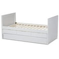 thumbnail image 4 of Bowery Hill Wood Storage Daybed with Trundle in White, 4 of 11