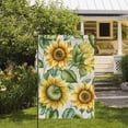 thumbnail image 4 of Summer Garden Flag Welcome Sunflower 12x18 Inch Small Double Sided for Outside Yard Flag, 4 of 5