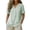 Green., variant on Plus Size Linen Shirts for Women Cotton Striped Henley Neck Button Up Tops Summer Short Sleeve Loose Fit Tunic Blouse Tops Yellow S
