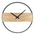 thumbnail image 2 of Reloj de pared de madera de estilo japonés que no hace tictac colgando relojes de bricolaje silencioso redondo grande Soledad reloj de pared de la sala de estar, 2 of 10