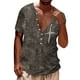 thumbnail image 1 of Playeras De Bambu Para Hombre, Camisetas Con Estampado De Manga Corta A La Moda Para Hombre, Camisetas Casuales Con Cierre Digital 3D, Camisetas De Verano Para Hombre, 1 of 4