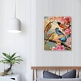 thumbnail image 4 of Shadudu Birds on Branches Canvas Decorative Print Painting by Artist Buanfen Yu, Home Office Wall Decor (16 x 20 in/12 x 16) 12x16 in, 4 of 5