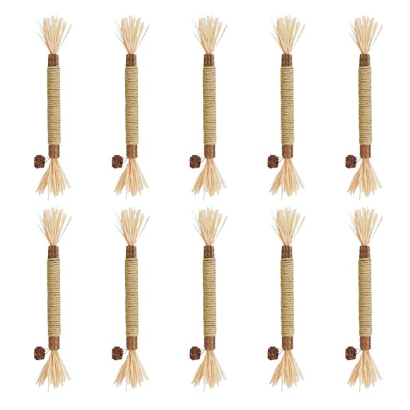 Cielo Meraviglioso Puriq Natural Silvervine Dental Sticks, Cats Silvervine Sticks for Dental Care Teeth Cleaning, Interactive Kitten Chew Playthings for Indoor, Cat Nip Treat Toy