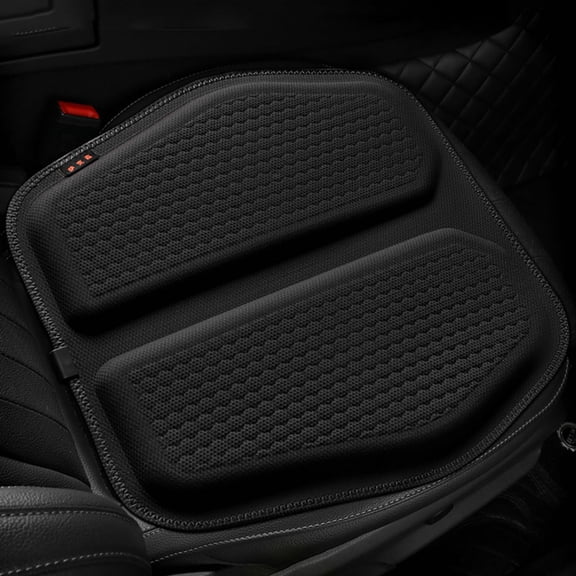 Split Gel Car Seat Cushion | Universal Ergonomic Comfort for Office Chair & Wheelchair | Breathable Cool Gel & Non-Slip Base | 18.31x18.31 Inch | Includes 1 Cushion