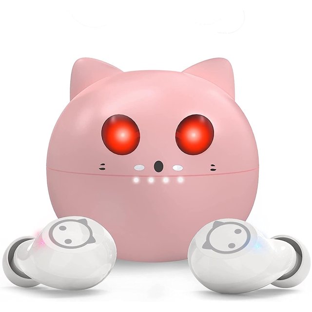 Auriculares inalámbricos rosas, auriculares intrauditivos Bluetooth con micrófono 36 horas de reproducción de música inalámbrica WD.WDQZL Hogar