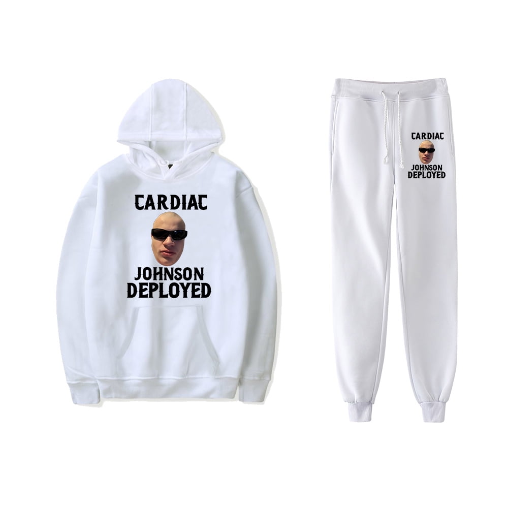 Jynxzi Cardiac Johnson Deployed Sweatsuit Casual Fashion Hoodies