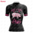 thumbnail image 3 of Maillot de ciclismo de manga corta V4 de verano con 17 estilos, transpirable, para carreras deportivas, ropa de ciclismo para mujer, maillot corto para bicicleta, 3 of 5
