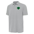 thumbnail image 2 of Men's Antigua Gray New York Knicks St. Patrick's Day-Era Polo, 2 of 4