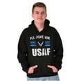thumbnail image 5 of US Air Force Fly Fight Win USAF Hoodie Sweatshirt Women Men Brisco Brands S, 5 of 6