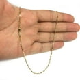 thumbnail image 4 of 14K Yellow Gold 1.2MM Bar & Bead Diamond-Cut Link Pendant Necklace Chains 16" - 24", Gold Necklace for Men & Women, 100% Real 14K Gold, Next Level Jewelry, 4 of 4