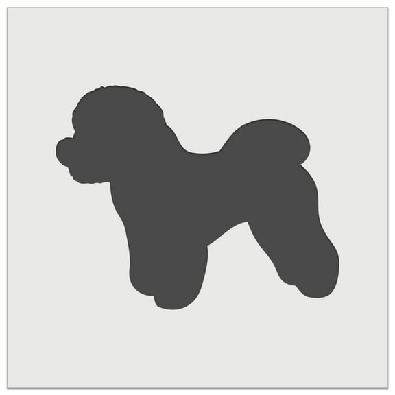 Bichon Frise Dog Solid DIY Cookie Wall Craft Stencil - 5.5 Inch