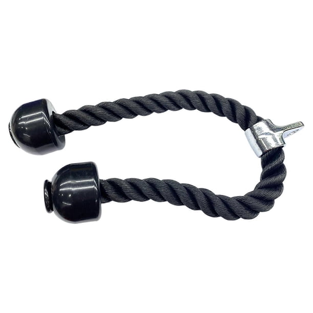 Triceps Push Pull Down Rope Cord, Tricep Rope Cable Gym Fitness Power Handle Cable Attachments For Arm Strength Training