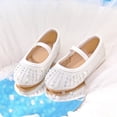 thumbnail image 2 of ESTINE Casual Mary Jane Flats for Toddler Girl Female Princess Dress Shoes White 11M, 2 of 3