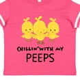 thumbnail image 4 of Inktastic Chillin' with My Peeps Boys or Girls Toddler T-Shirt, 4 of 5