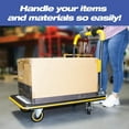 thumbnail image 5 of Heavy Duty Push Cart Foldable Dolly, 330 lb Weight Capacity, Moving Platform Hand Truck, Foldable for Easy Storage and 360 Degree Swivel Wheels, 5 of 7