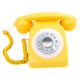 thumbnail image 5 of Tachiuwa Wedding Phone Vintage Design Phone Decorative Retro Design Table Telephone for Anniversary Gathering Yellow, 5 of 9