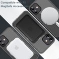 thumbnail image 2 of JETech Magnetic Case for iPhone 12/12 Pro 6.1-Inch Compatible with MagSafe Wireless Charging, Shockproof Phone Bumper Cover, Anti-Scratch Clear Back (Black), 2 of 7