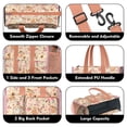 thumbnail image 3 of Teacher Tote Bag,Corgi Dog and Flower Florals Teacher Utility Tote Bag,Large Work Tote Bags for Women with Multiple Pockets,Top Zipper Closure,13.8x10.6x6.7 Inch, 3 of 5
