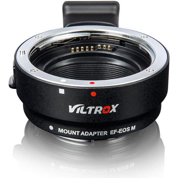 EF-EOS M Lens Adapter Auto-Focus Lens Converter Ring Compatible for Canon EF/EF-S Lens and Canon EOS-M (EF-M Mount) Camera EOS M M2 M3 M5 M6 M10 M50 M100