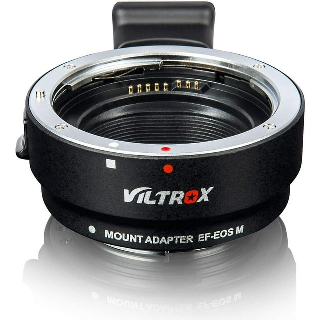 EF-EOS M Lens Adapter Auto-Focus Lens Converter Ring Compatible for Canon EF/EF-S Lens and Canon EOS-M (EF-M Mount) Camera EOS M M2 M3 M5 M6 M10 M50 M100