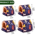 thumbnail image 3 of Guinea Pig Hideout,Guinea Pig Bed,Rat House,Winter Warm Hamster Bed Small Animal Cage Accessories Bedding for Pig Ferret Squirrel Playing Sleeping,Pink,L, 3 of 9