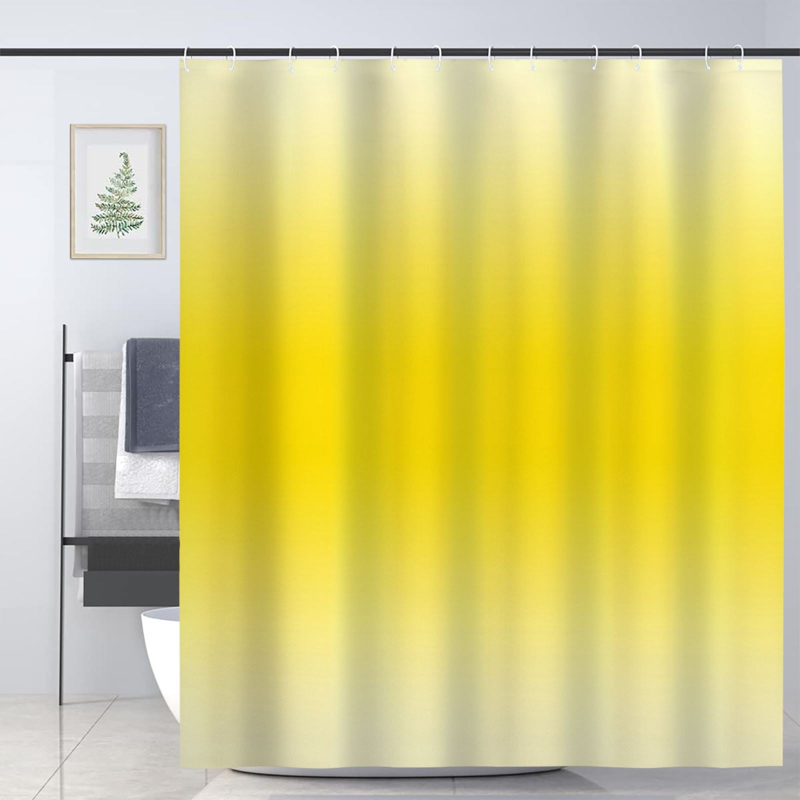 JOOCAR Ombre Shower Curtain for Bathroom Decoration Fabric Shower