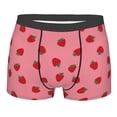 thumbnail image 4 of Goofa Strawberries Printed Men's Boxer Briefs Underwear, Moisture-Wicking Underwear, Trunk,Soft and Breathable Cotton Underwear-, 4 of 9